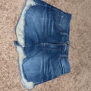 Denim shorts